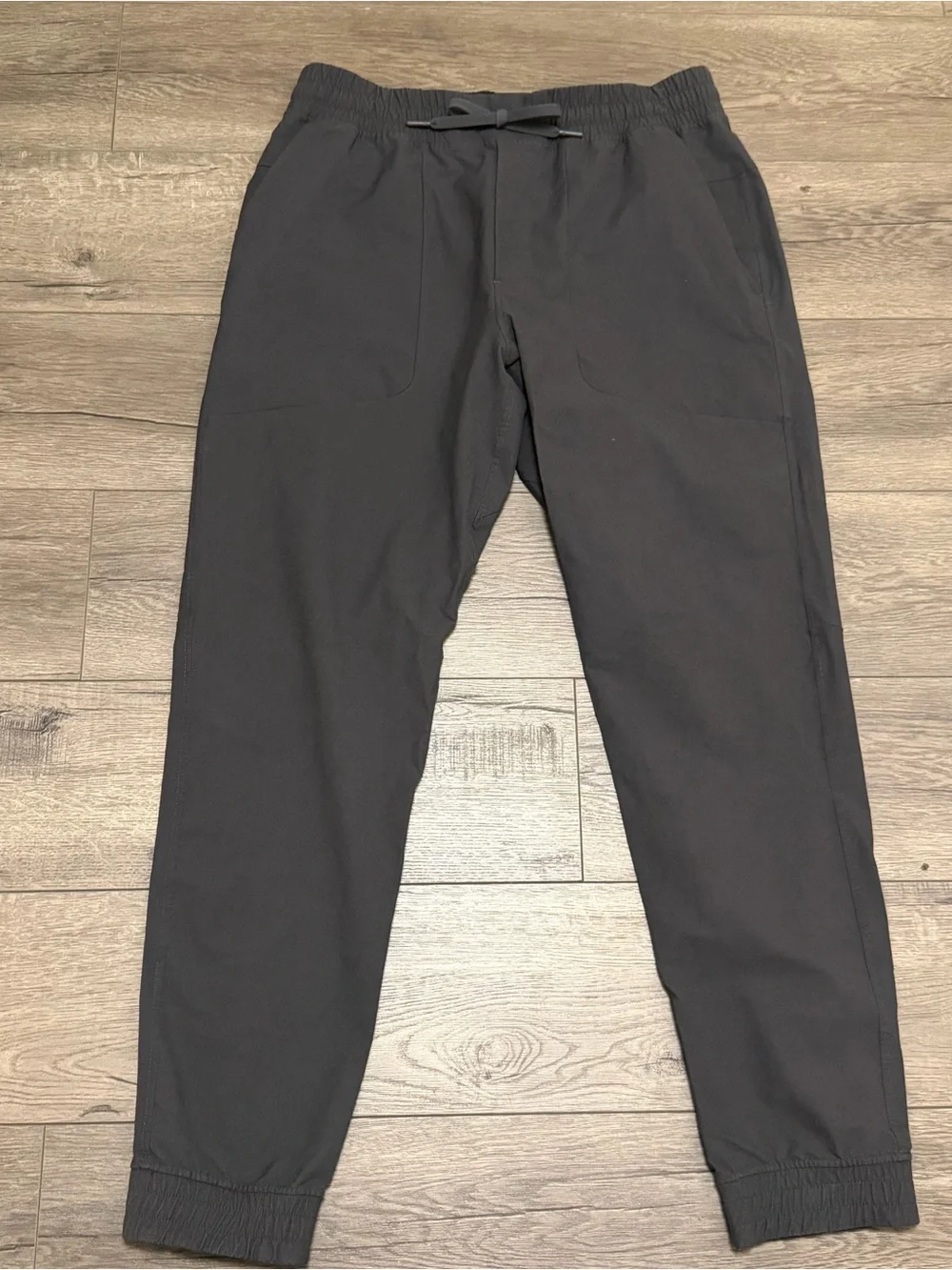 Lululemon Men's ABC Jogger Canvas Graphite Grey Drawstring Sz Large M5951S